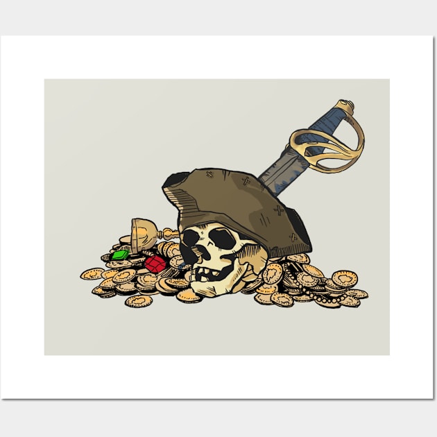 Pirate gold Wall Art by Rackham